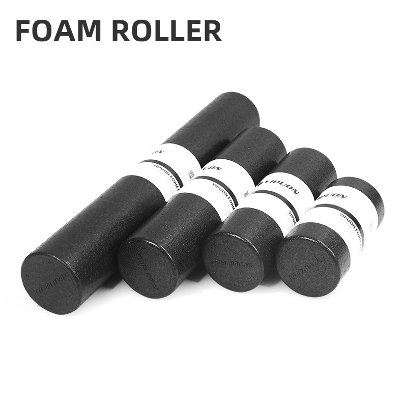 泡沫轴肌肉放松硬epp黑色瑜伽柱棒按摩运动滚轴瘦腿实心健身滚筒