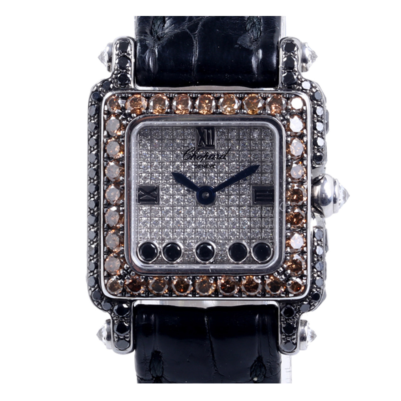 [9.5新]萧邦chopard女士石英表快乐钻石系列