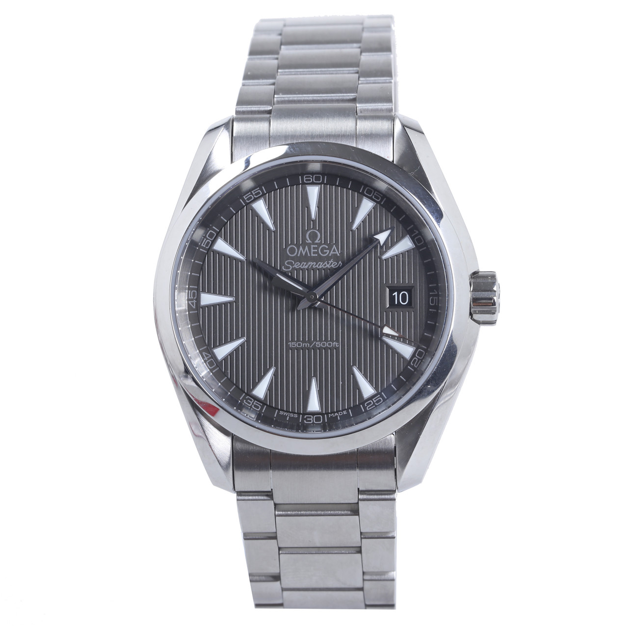 [9.5新]欧米茄omega男士精钢石英腕表海马系列