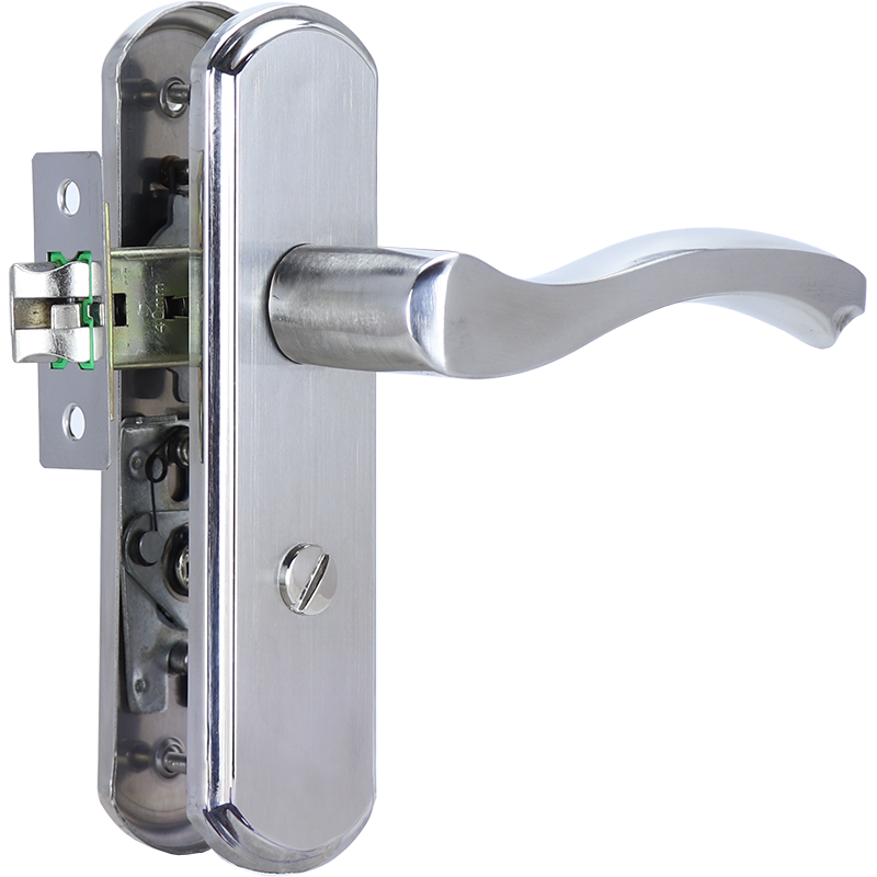 卫生间门锁卫浴锁厕所门锁单舌锁洗手间锁浴室锁铝合金门锁无匙通