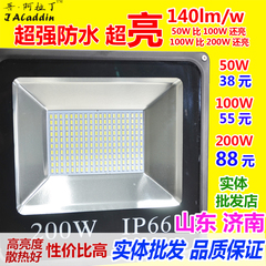 LED投光灯20w50w100w200w户外灯防水室外照明投射灯广告灯泛光灯