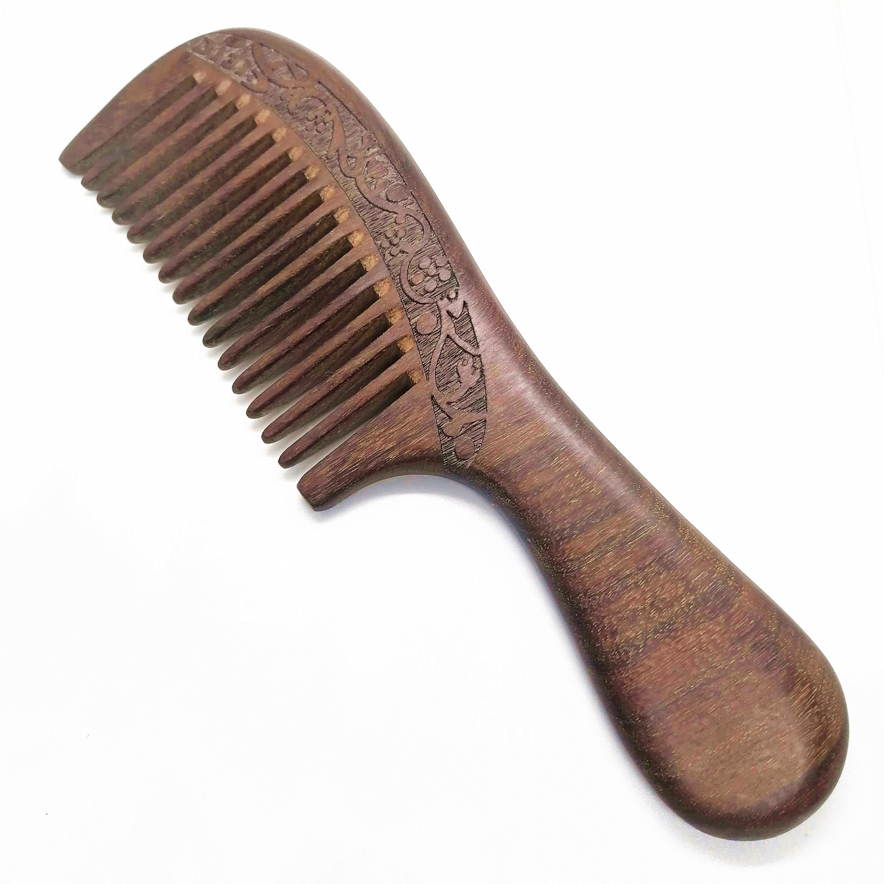 大齿梳子宽卷发梳