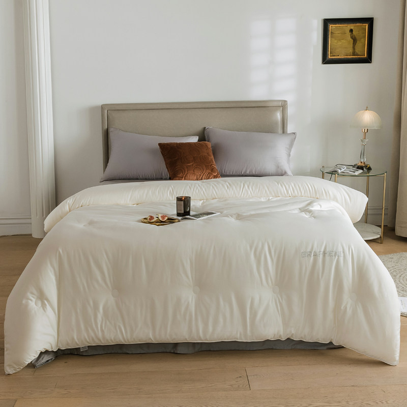 a类100支澳棉大豆纤维被芯纯棉春秋被子全棉冬季加厚保暖冬被头