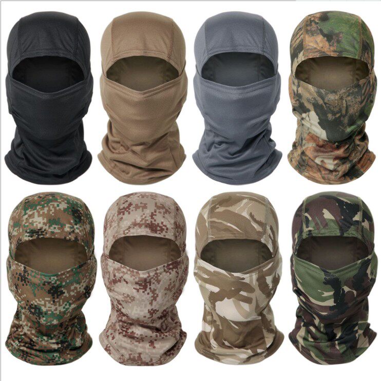 酋长新款迷彩滑雪面罩mc迷彩伪装头套户外骑行面罩防风沙防虫头巾