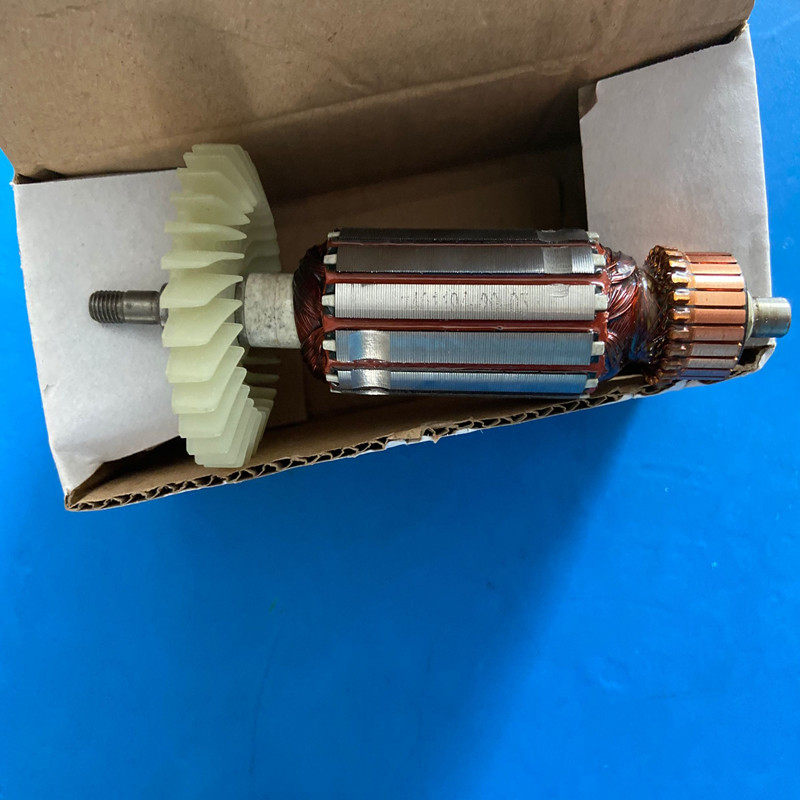 tielang铁鎯ag1007角磨机小手柄转子齿轮ag1007a转子定子机壳电刷