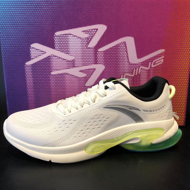 安踏跑步鞋男鞋2021夏季新款弹力胶科技网面透气运动鞋112125502