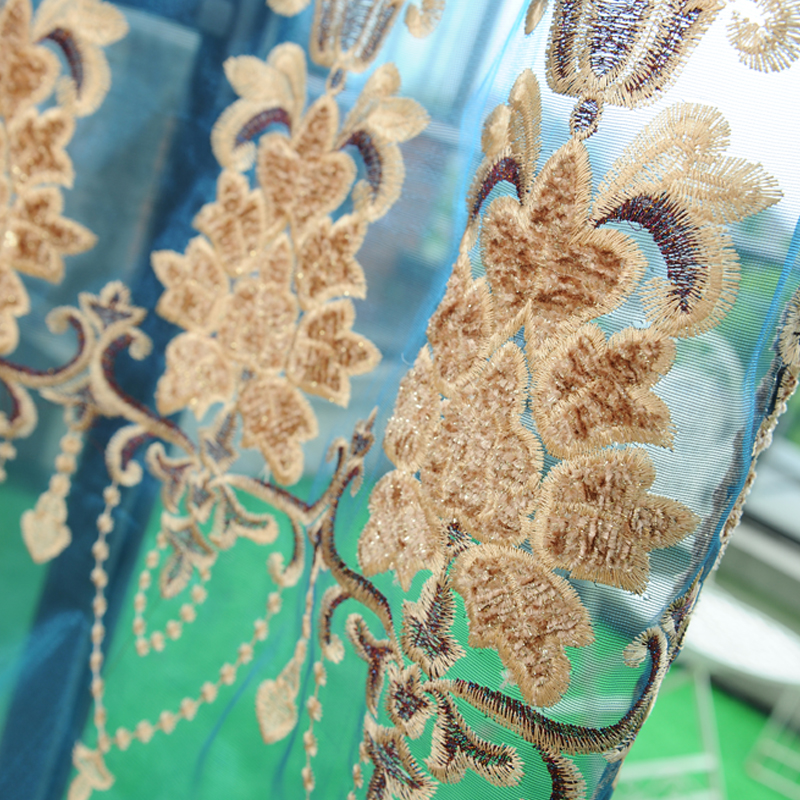 Modern simplicity Soluble embroidery lace Jane European Hollow customized luxury Study a living room balcony Punch holes curtain finished productin the Home Fabric , Curtains and curtain accessories , Custom curtains category - from Buy2taobao.com to provide professional Taobao agent buy service