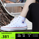 CONVERSE匡威官方All Star经典帆布男女高帮休闲运动小白鞋101009