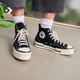 CONVERSE匡威官方Chuck 70 Plus男女解构高帮运动鞋黑色A00916C