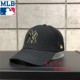 特价MLB棒球帽子NY男女LA专柜同款嘻哈帽遮阳鸭舌帽19NY1UCD01200