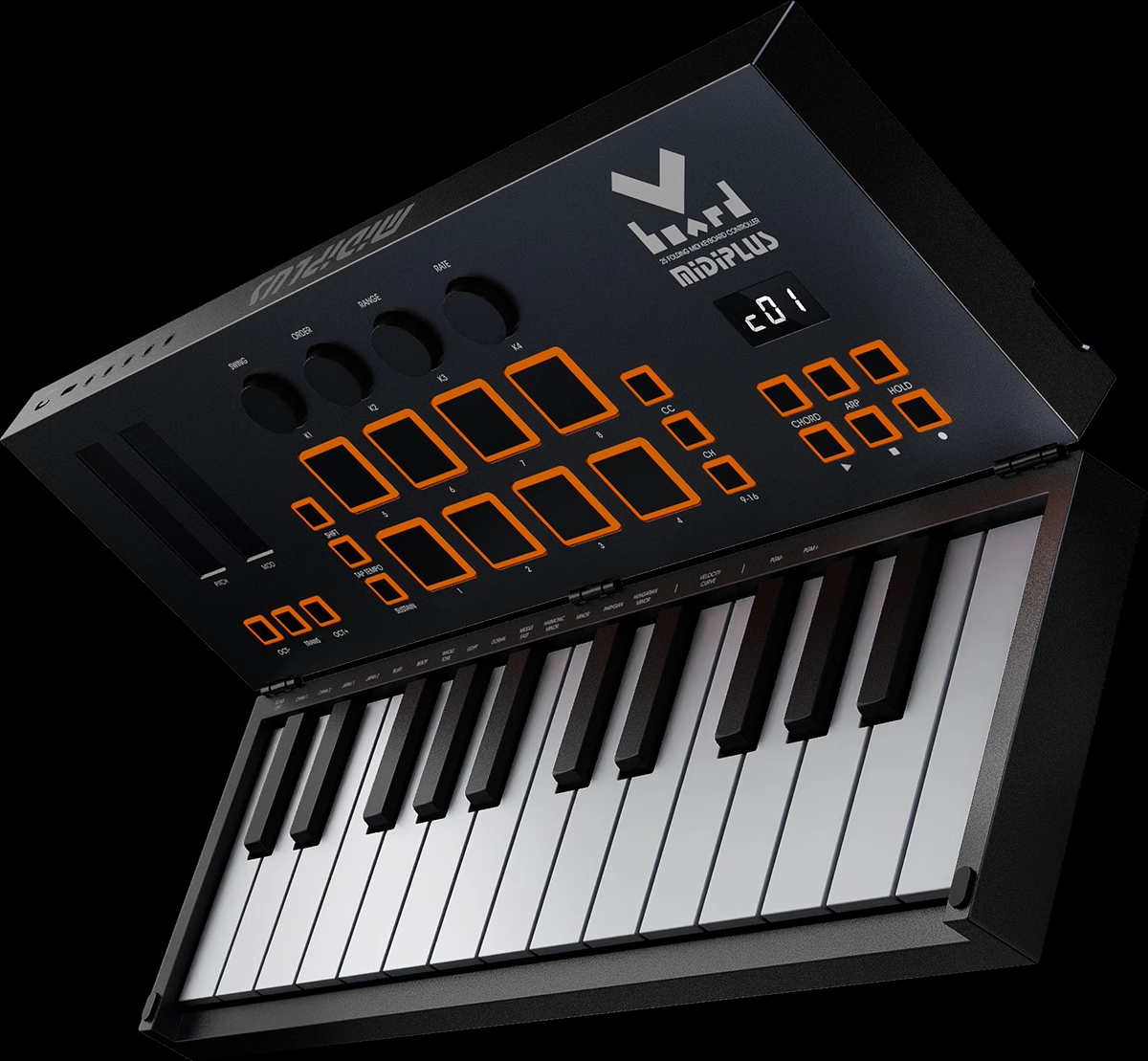 midiplus vboard 25 49蓝牙折叠控制器便携专业电音编曲 midi键盘