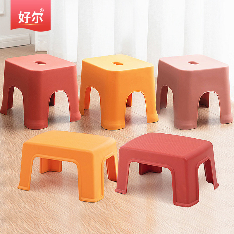 塑料凳子矮凳家用加厚创意可爱防滑儿童小板凳宝宝脚踩脚踏垫脚凳