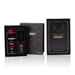 ZIPPO打火机 原装新款礼品盒 133ML油 火石 手提袋 送礼套装配件