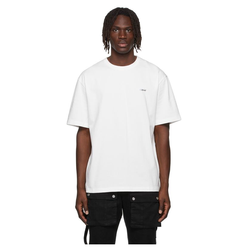 c2h4  白色 filtered reality 系列 staff logo t 恤男性
