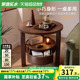 家逸北欧茶几简约沙发边柜实木客厅边几小圆桌创意角几边桌小桌子