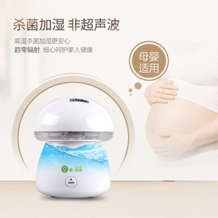 热蒸汽加湿器家用孕妇婴儿静音卧室空调房增湿净化小型迷你香薰机