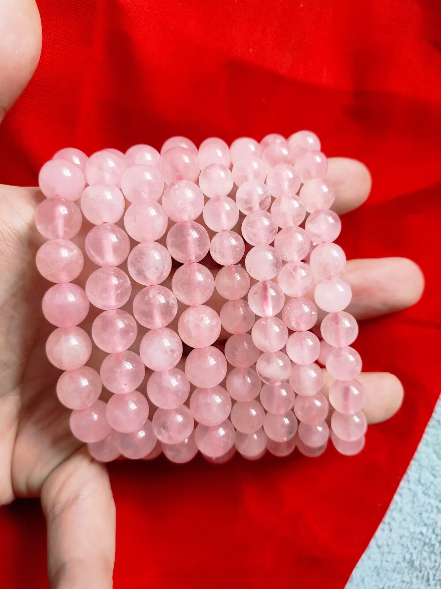 粉水晶手链(粉水晶手链寓意)