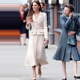 凯特王妃明星同款2023年新款高端女神范职业西装外套两件半裙套装