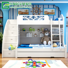儿童床上下床高低床多功能组合床母子床双层床韩式儿童家具子母床