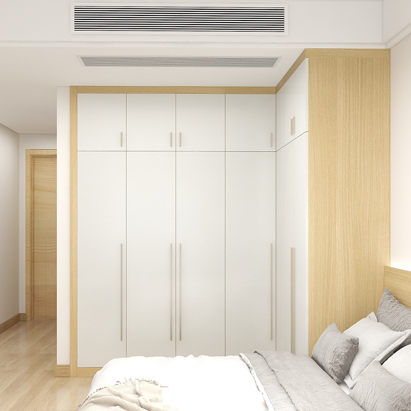 兔宝宝易装u字型衣帽间开放式全屋家具定制小户型走入式步衣衣柜