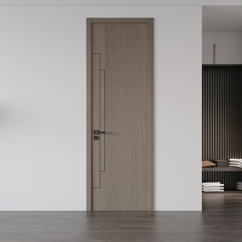 兔宝宝实木生态门官方轻奢定制卧室门室内房间静音木门tbfm3125