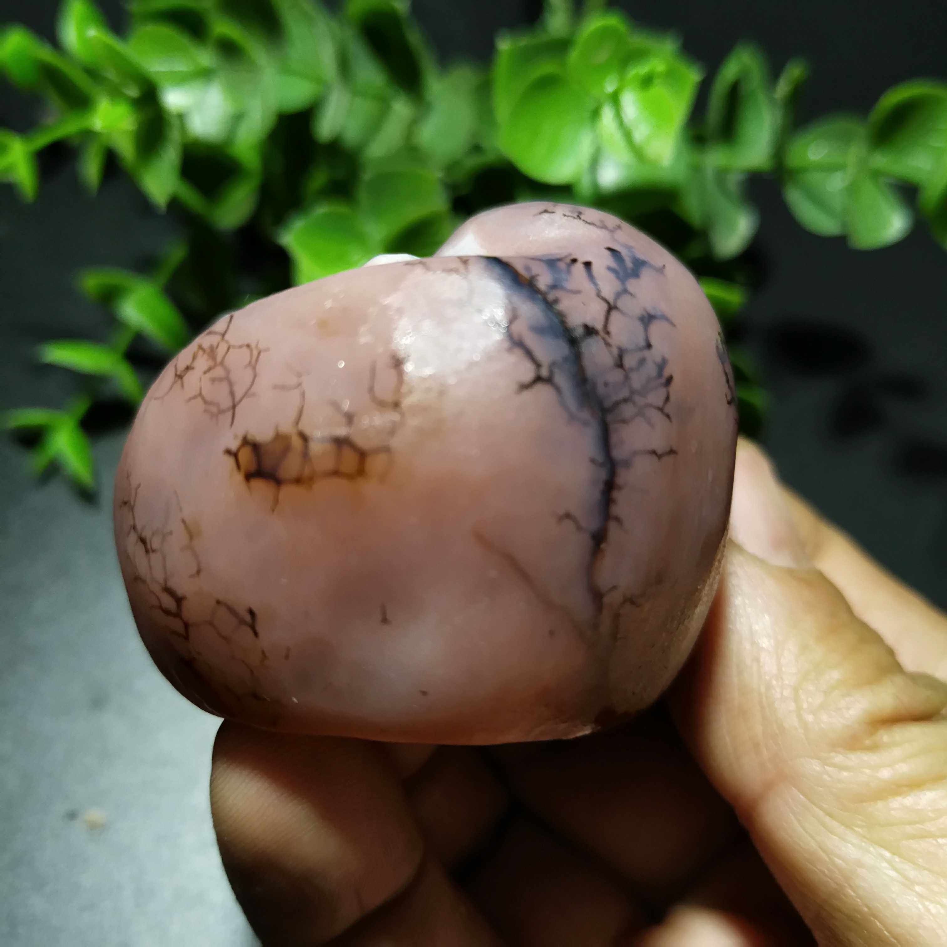 玛瑙天然象形昆虫宣化战国原石手把摆件收藏摆件