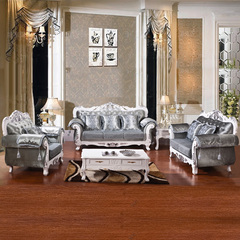 弗丽嘉欧式沙发布艺组合实木古典客厅高档奢华大小户型三人位特价