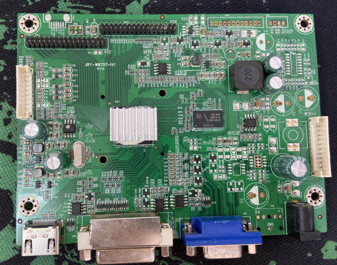 铁幕显示器t32qt32fq10主板jryw8757iv1电源驱动一体显示器件