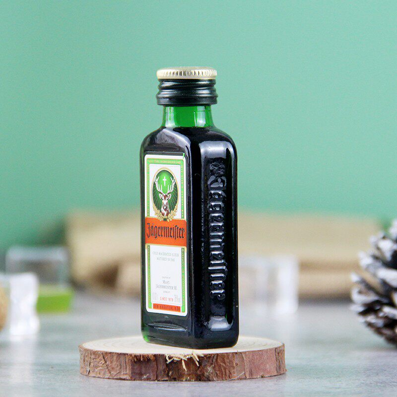 德国进口野格圣鹿力娇酒小瓶洋酒酒版便利店调酒正品行货野格20ml