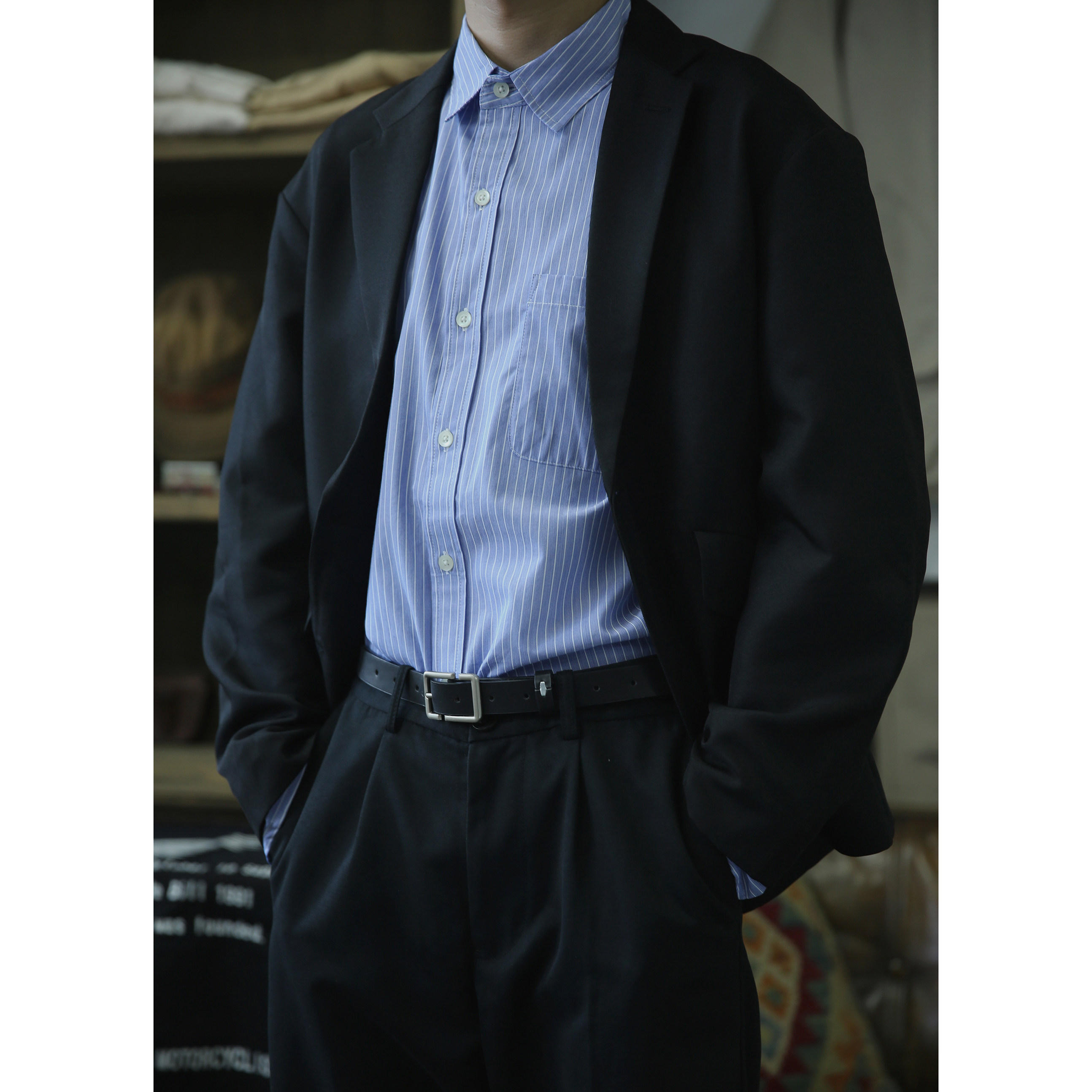 leisure suit 日式两粒扣 宽松休闲西装 便服单西