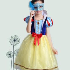 迪士尼白雪公主连衣裙女童生日蓬蓬裙表演 万圣节礼服snow white