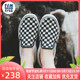 VANS范斯slip on经典黑白棋盘格一脚蹬情侣休闲帆布鞋VN000EYEBWW