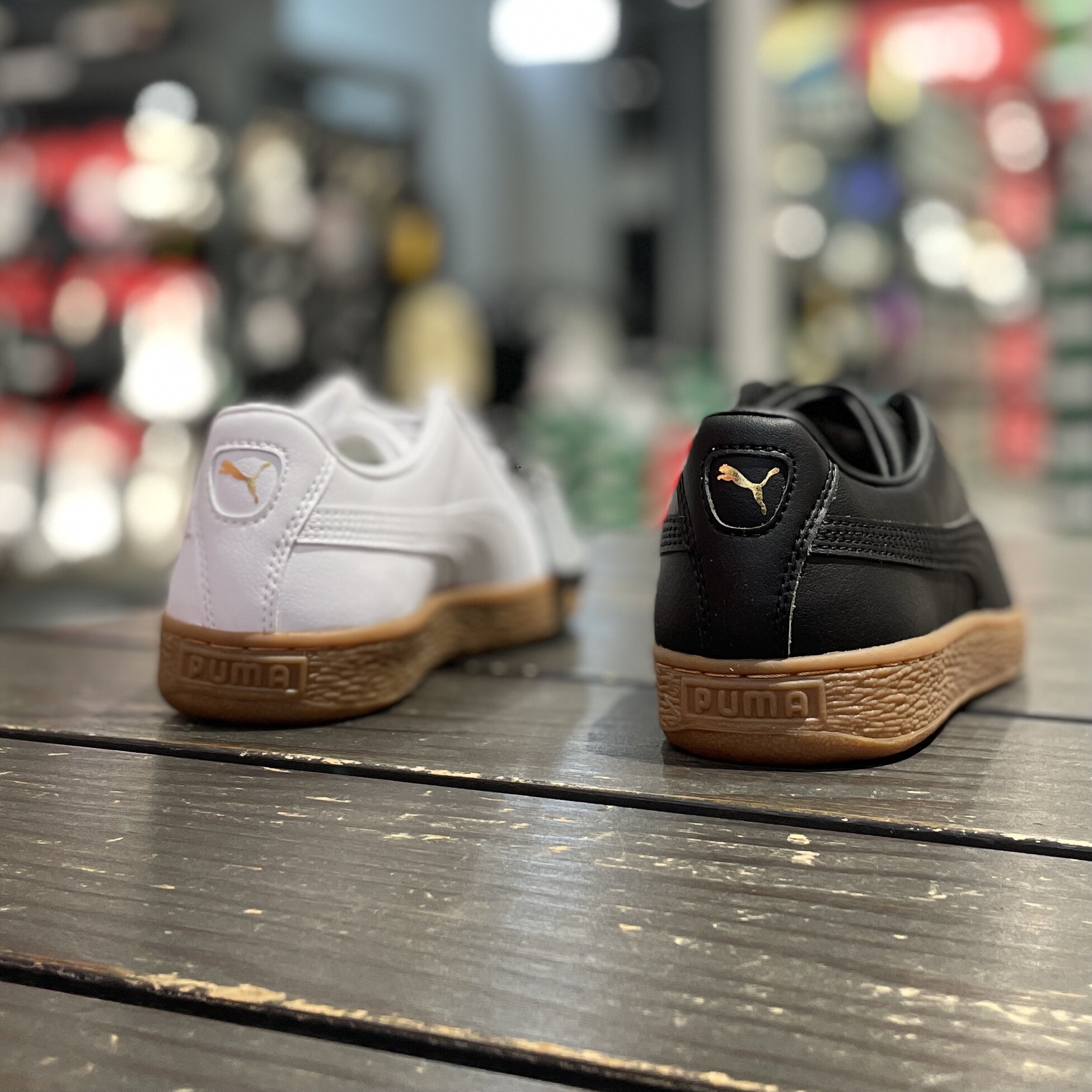 puma彪马  xxl 男女新款黑白板鞋 耐磨运动休闲板鞋 381211 01