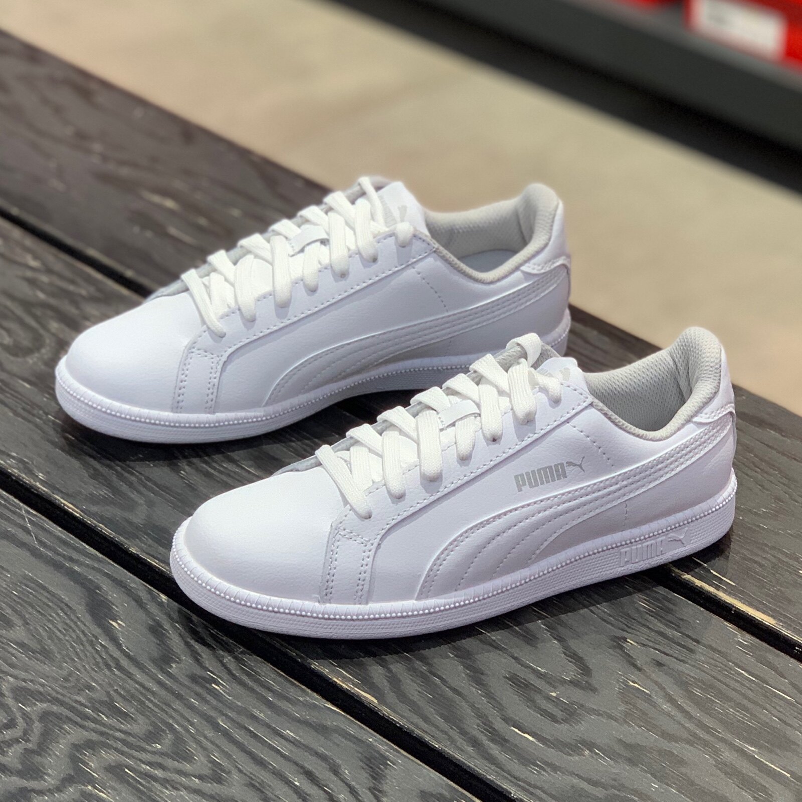 彪马puma 女子新款低帮皮质休闲运动板鞋金典logo运动鞋360162