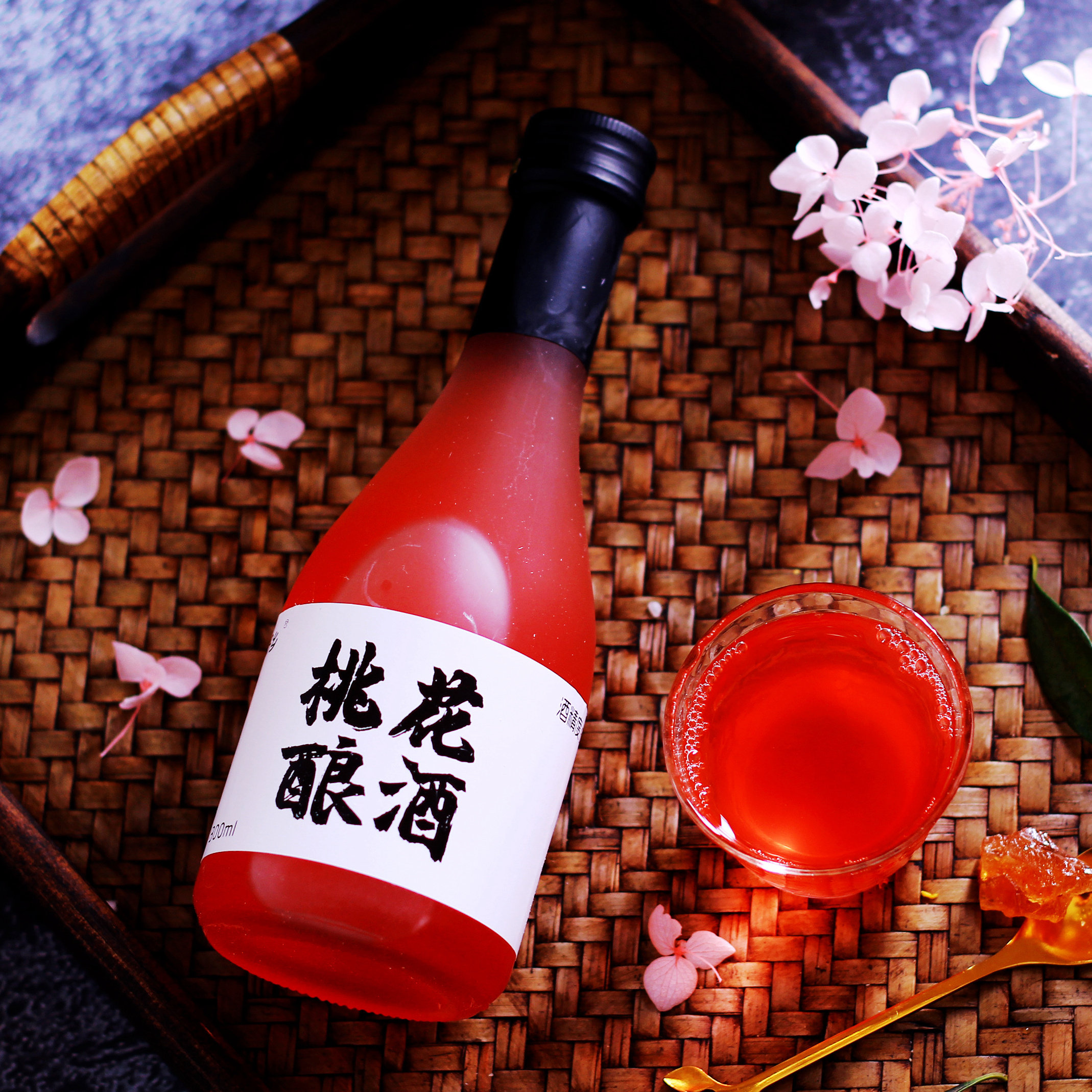 桃花酿酒水蜜桃酒美女酒甜味果酒贵州特产酒吧酒花果味酒忆香醇