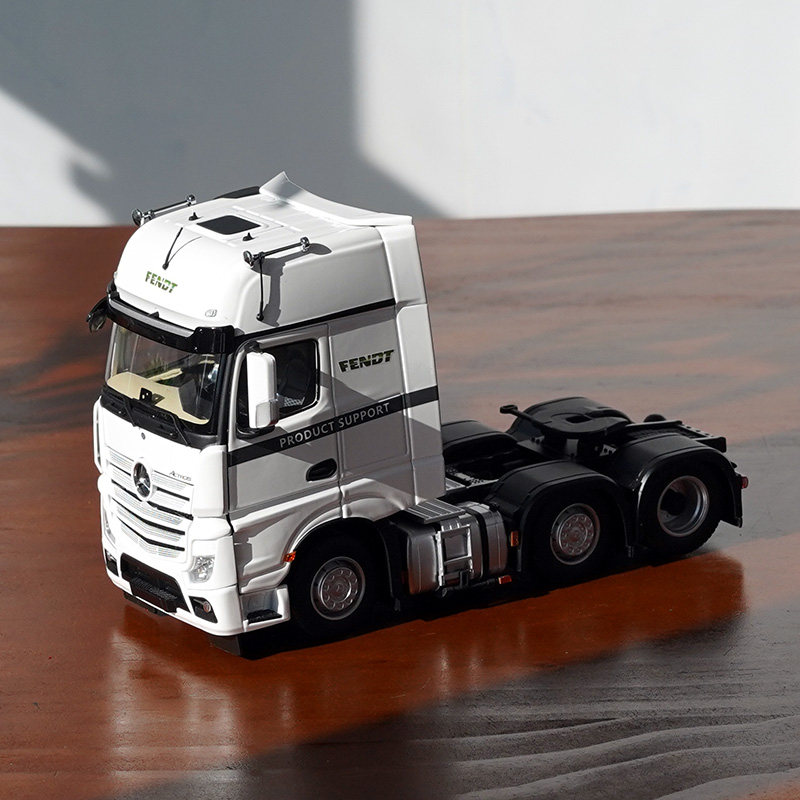 margemodels原厂132奔驰actrosmp4牵引拖头车模平板挂车合金模型
