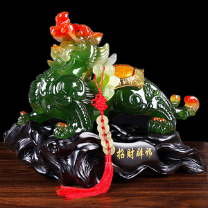 旺财招财貔貅摆件大号一对皮丘摆设客厅办公室装饰品店铺开业礼品