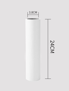 初舍粘毛纸粘尘纸可撕式24cm替换芯滚衣服家用除尘卷纸粘毛器滚筒