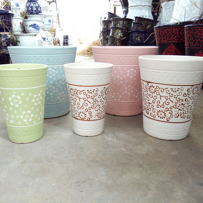 大号陶瓷花盆室内客厅绿植盆栽阳台花盆精美花盆绿萝虎皮兰花盆