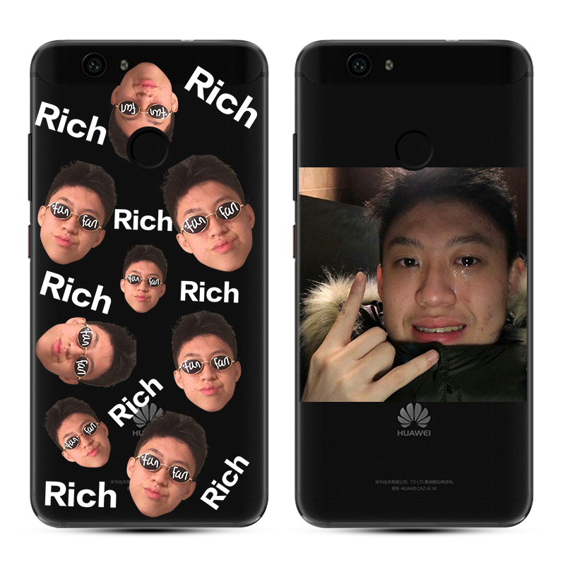 rich chigga嘻哈brian潮七哥华为nova2s荣耀9青春版v10/9/8手机壳图片