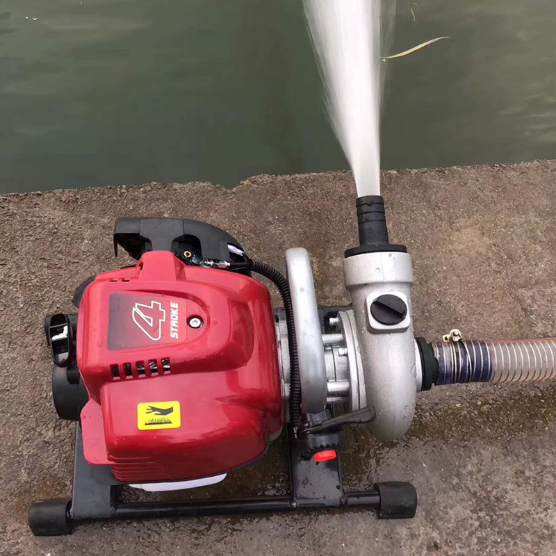 新款蜗牛水泵四冲程抽水机农业灌溉高压抽水机1寸1.5寸两冲自吸泵