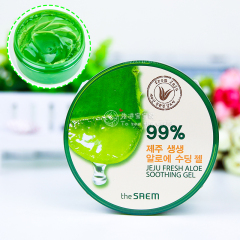 韩国The saem 得鲜 芦荟凝胶 芦荟胶面膜面霜300ml 补水保湿