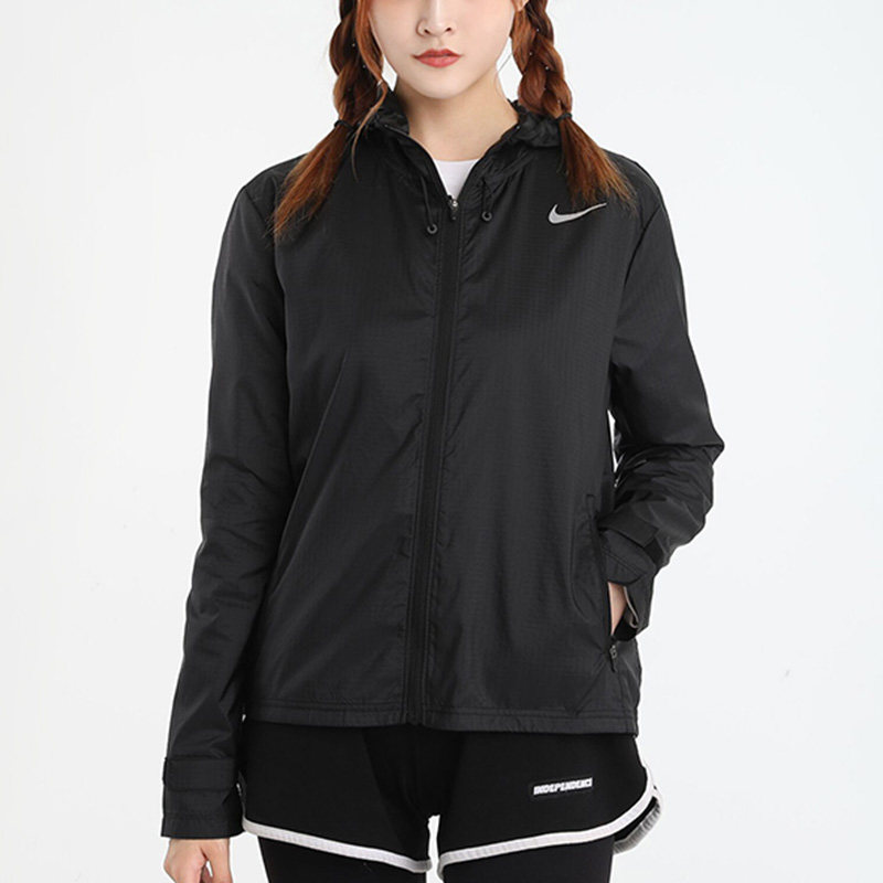 耐克外套女装2020春秋季新款工装运动服防风衣跑步夹克cu3218-010