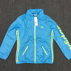 adidas阿迪达斯外套女装HEBE连帽运动服AB3241 AB3243 防风衣