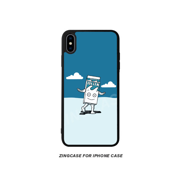 blur模糊摇滚小牛奶11proxsxrmax适用苹果78plus手机壳