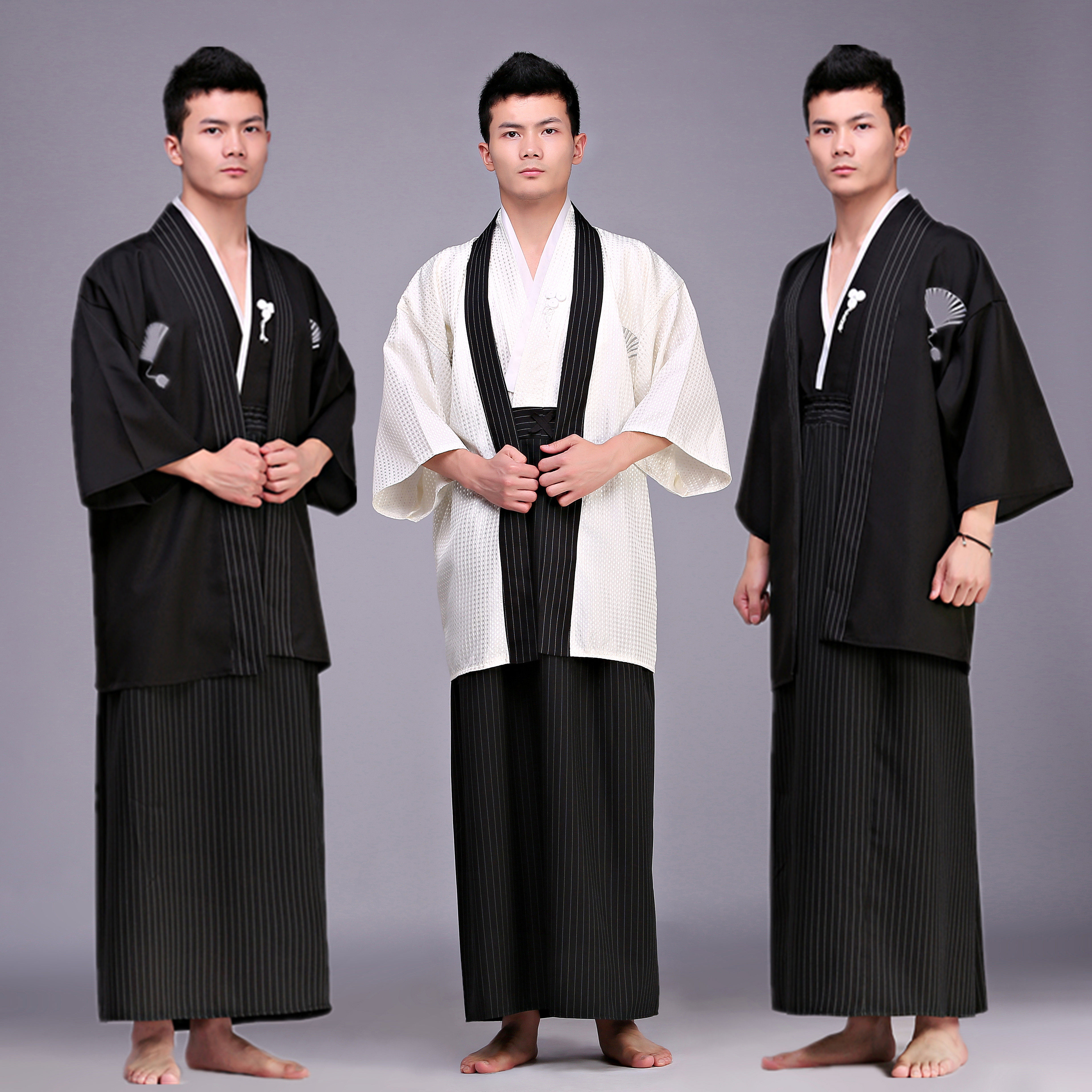 舞台演出服装古装日本武士服拍照写真服装男士日本和服日本正装