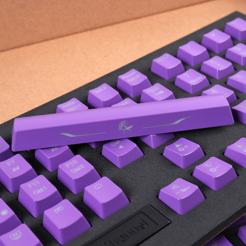 ducky魔力鸭108原装双色透光键帽3108s 9008 shine3紫色 台湾产