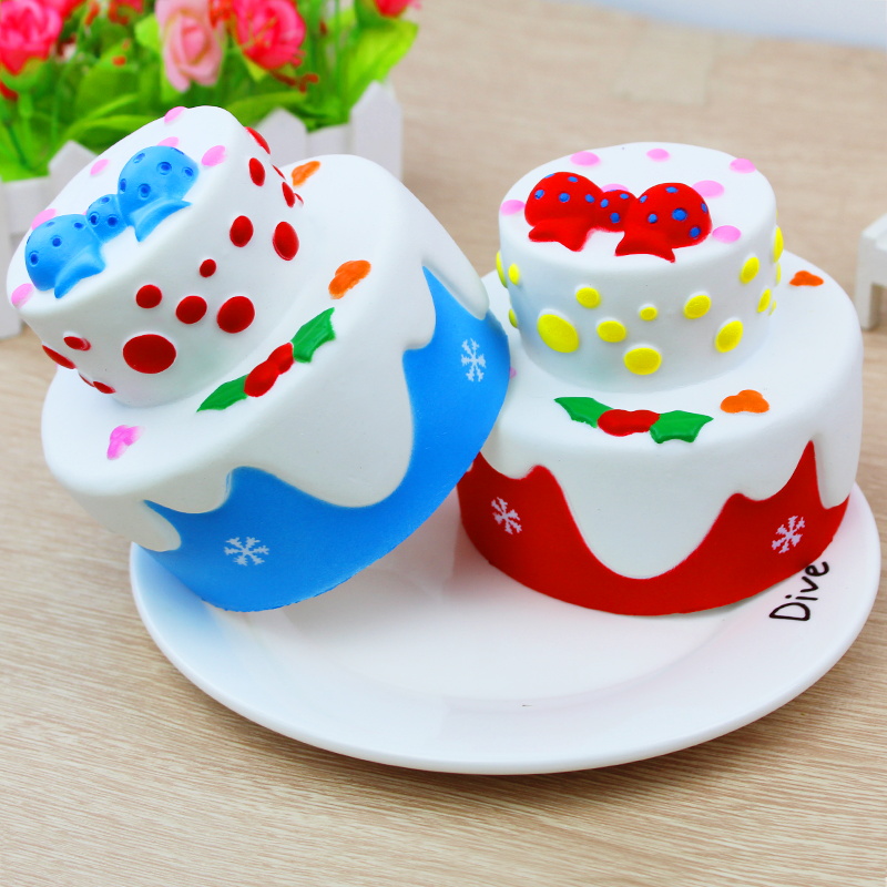 squishy Slow rebound Le tweak lovely girl Soft Christmas Cake PU Slow rebound decompression Vent Toysin the Toy/Childs/Puzzle/Building block/Model , Simulation/Play house toys , Simulation of fruits and vegetables/Food category - from Buy2taobao.com to provide professional Taobao agent buy service