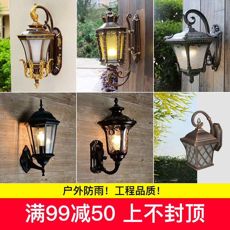 outdoors Wall lamp Courtyard waterproof outdoor Balcony Lamp Villa New Chinese style Retro Exterior Wall Lights Lucy lampin the Decoration main material , Lamps , Wall lamp category - from Buy2taobao.com to provide professional Taobao agent buy service