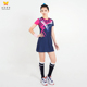 2024新款专业羽毛球服连衣裙女速干网球裙套装大码运动短裙防走光